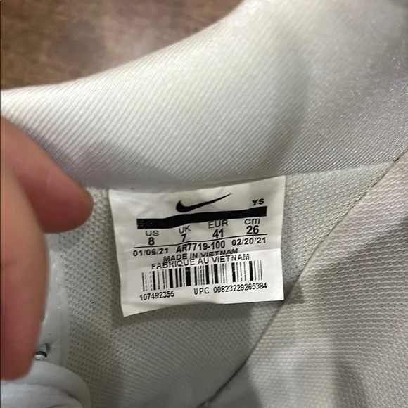 Nike White Sneakers Air Force 1 Street Art Edition - Picture 4 of 4